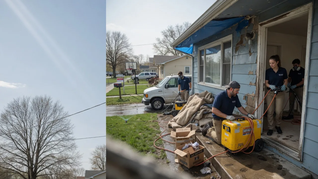 Basement Flood Cleanup in Stollings, WV near me
